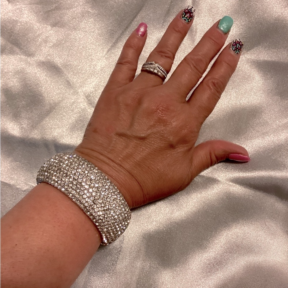 Vintage Rhinestone Cuff